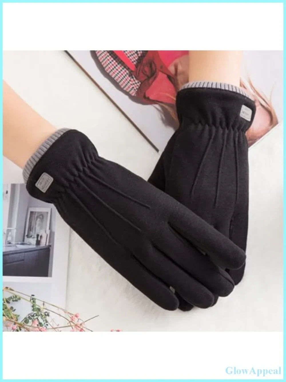 Winter Gloves for Men Women Thermal Fleece Touchscreen Gloves Driving